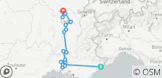 Idyllic Rhône 2027 - 8 Days (from Nice to Cluny) - 16 destinations