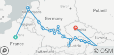 Les joyaux de l\'Europe : Paris et Prague 2027/2028 - 27 destinations