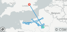 Normandie et joyaux de la Seine avec Paris et Londres - 23 destinations