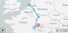 Rijn Kerstmarkten met Zwitserland 2027 - 12 Dagen (van Amsterdam naar Zurich) - 14 bestemmingen