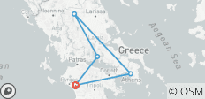 Mainland Greece with Meteora Exploration - 4 days - 5 destinations