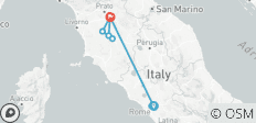 Ontdekkingstocht Rome Florence Gems - 6 dagen - 8 bestemmingen