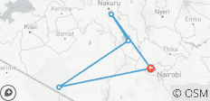 Safari naar Nakuru, Naivasha en Mara – 5 dagen - 5 bestemmingen