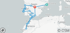 Spanje, Portugal en Marokko Panorama (Superieur) - 22 dagen - 32 bestemmingen
