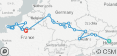Joyas de Europa & Normandía & Gemas del Sena 2027 - 25 Días (from Budapest to París) - 47 destinos
