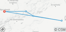 Desde Marrakech Expedición de 5 días en todoterreno de lujo - 5 destinos