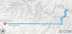 Everest Basiskamp Agressieve Trek - 12 Dagen - 14 bestemmingen