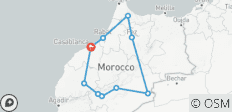 Excursie 9 Dagen Vertrek vanuit Casablanca - 16 bestemmingen