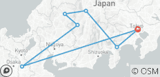 Viaje Escénico por Carretera en Automóvil con Múltiples Actividades por Japón - 8 Días - 7 destinos