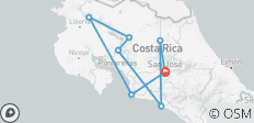 Costa Rica - De la llamada de la selva tropical a la tranquilidad de la playa - 8 destinos