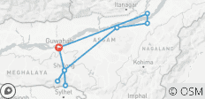 Parcours d\'aventure dans le nord-est de l\'Inde par G Experiences - 10 destinations