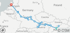 Europäische Perlen mit Budapest – Budapest – Amsterdam - 23 Destinationen