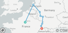 Weihnachtsmärkte an Rhein und Mosel mit Paris Paris → Basel (2027) - 8 Destinationen