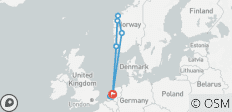 Norwegian Fjords avec The Hague Amsterdam Return - Deuxième croisière (2027) - 12 destinations