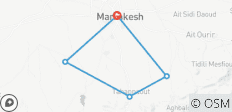 4 jours Marrakech, vallée de l\'Ourika et désert d\'Agafay - 5 destinations