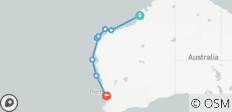 Coral Coast Adventure Broome → Perth (2027) - 11 destinations