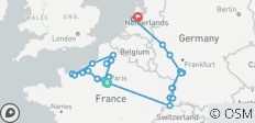 Croisière historique et commémorative de la Seconde Guerre mondiale révélée par la Seine et le Rhin - 39 destinations