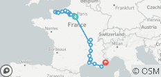 Frankrijk Ontsluierd: Seine & Rhône met 2 nachten in Franse Rivièra voor wijnliefhebbers - 31 bestemmingen