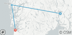 Oslo, Bergen et Stavanger en une semaine (avec Norway in a Nutshell) - 3 destinations