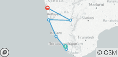 Kerala Beaches, Backwaters & Wildlife Experience - 6 destinations