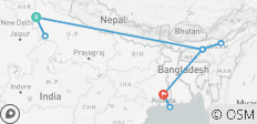 Nord- bis Ostindien mit Taj & Kaziranga Erlebnis - 10 Destinationen