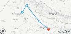 India: Delhi to Varanasi by Train - 8 destinations