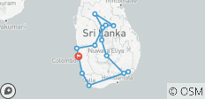 Treasures of Sri Lanka - 15 destinations