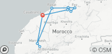 Casablanca naar Fes & Marrakech - 8 dagen - 10 bestemmingen