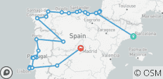 Barcelona, Noord-Spanje & Portugal - 16 dagen - 27 bestemmingen