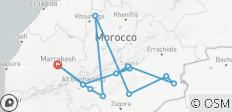 4-Day Desert Tour from Marrakech to Merzouga - 12 destinations