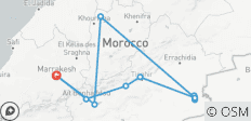 5-Day Desert Tour from Marrakech to Merzouga - 11 destinations