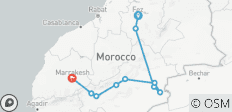 3-Day Tour from Fez to Marrakech via the Merzouga Desert - 10 destinations