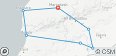 7-tägige Luxustour durch die Erg Chigaga Wüste und Essaouira von Marrakesch aus - 7 Destinationen