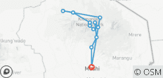 L\'ultime défi du Lemosho - 7 jours pour atteindre le pic Uhuru - 12 destinations
