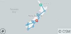 New Zealand Splendours, Mt. Cook & Christchurch - Cruise & Land Journey - 20 destinations