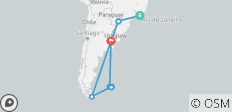 Antarctica,Falkland Islands, Argentina & Brazil - Cruise & Land Journey - 9 destinations