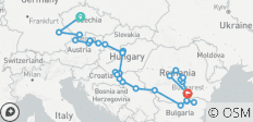 Eastern Europe & Balkans Unveiled & Gems of the Danube with Transylvania & Prague 2027 - 23 Days (37 destinations) - 37 destinations