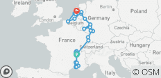 Merveilleuse Europe 2026 - 25 jours (from Lyon to Amsterdam) - 45 destinations