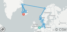 Grand Voyage: Nordeuropa & der Polarkreis - 46 Destinationen
