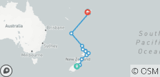 New Zealand, Norfolk Island & Fiji’s Coastal Treasures - 14 destinations