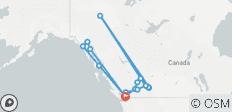 Crucero por lo más destacado de las Rocosas y Alaska Vancouver → Vancouver (2027) - 18 destinos