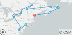 Ultimate New England New York City → Boston (2027) - 25 destinations