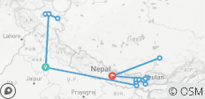 Esplendor de la India con Bután, Nepal y Tíbet - 17 destinos