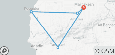 Zonsverduistering - Marrakech, Agafay & Kust 5 Dagen - 5 bestemmingen