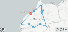 Viaje privado de lujo de 12 días a Marruecos desde Casablanca | Hoteles de 5 estrellas - 15 destinos