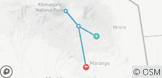 Verbazingwekkend 5-daags avontuur op de top van de Marangu Route - 5 bestemmingen