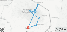 Rongai Northern Frontier - 6 jours Sommet du Kilimandjaro - 11 destinations