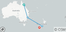 South Pacific Wonders (Cairns to Queenstown, 2027) - 9 destinations