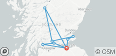 7 Dagen in Edinburgh: Highlands, Loch Ness, Harry Potter-trein en Schots kastelenavontuur - 9 bestemmingen