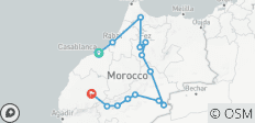 Circuit de 6 jours au Maroc : Casablanca, Chefchaouen, Fès et Merzouga - 14 destinations